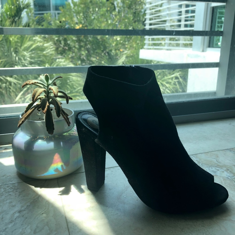 Black Suede booties